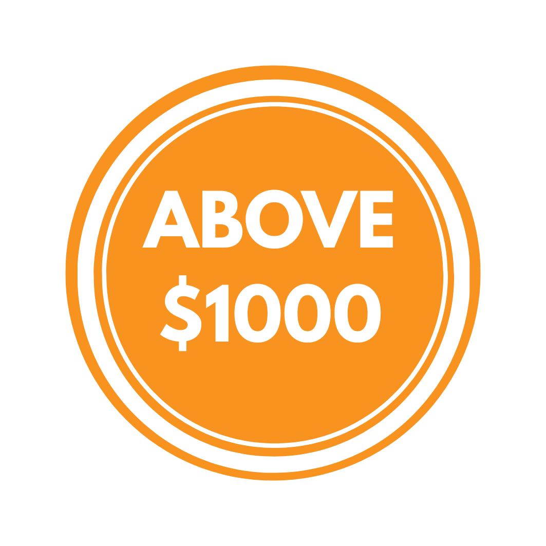 Above 1000$