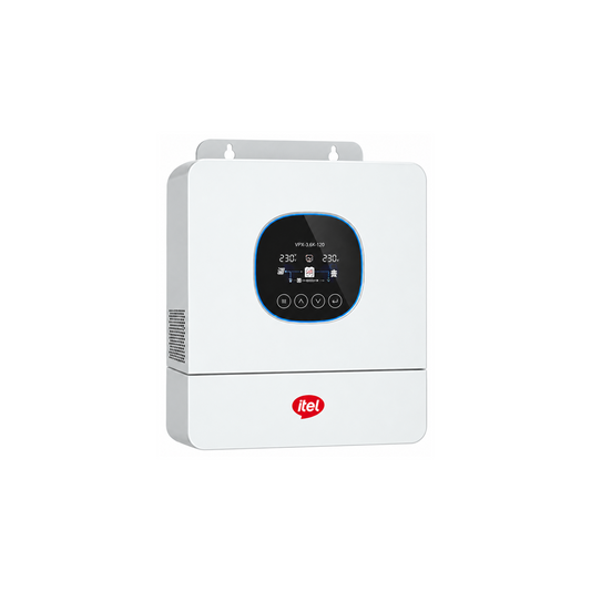 itel Energy IPV-1K612U – 1.6kW Hybrid Solar Inverter, 12V, Pure Sine Wave
