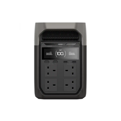EcoFlow DELTA 3 Portable Power Station – 1024Wh, 1800W Output, Fast Recharge