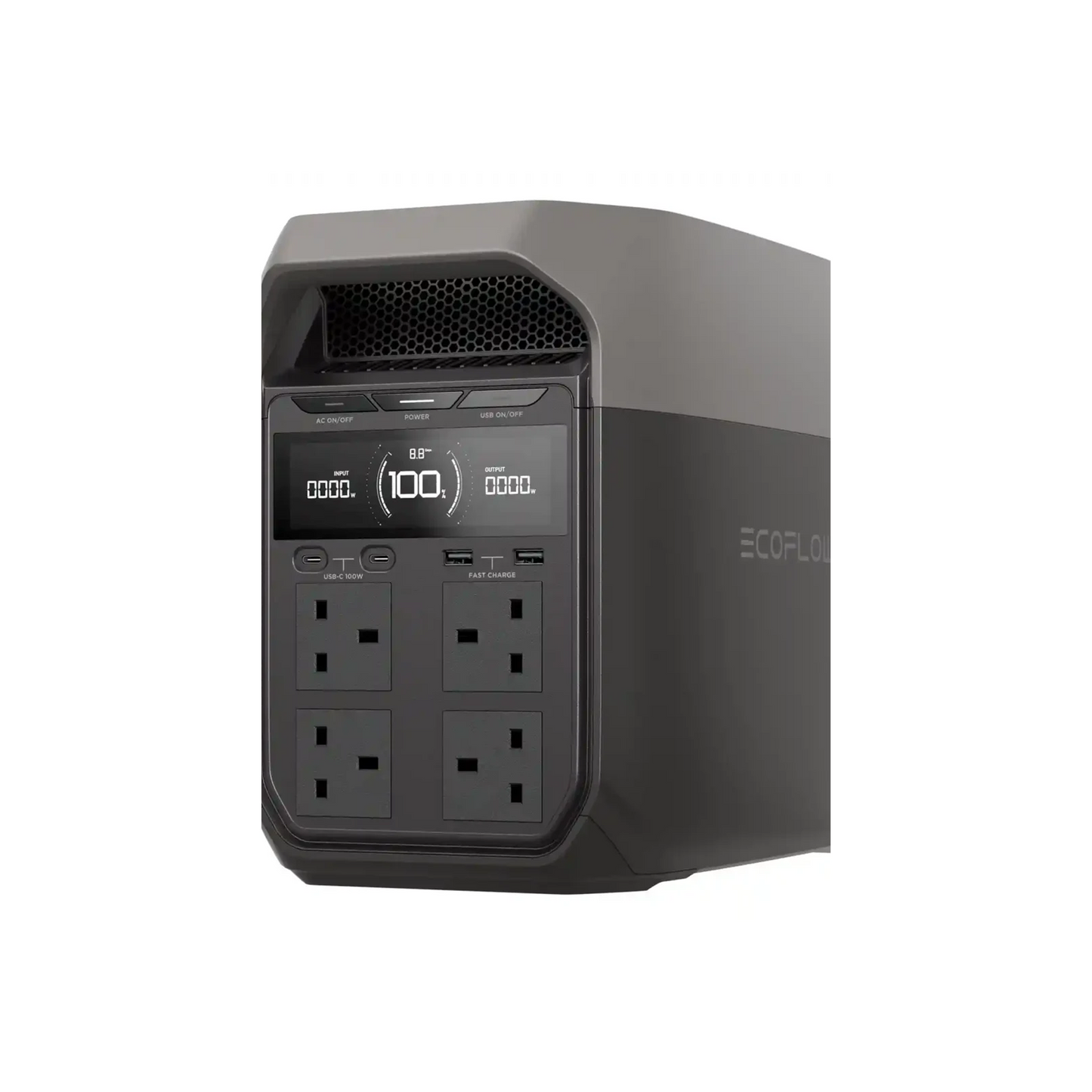 EcoFlow DELTA 3 Portable Power Station – 1024Wh, 1800W Output, Fast Recharge