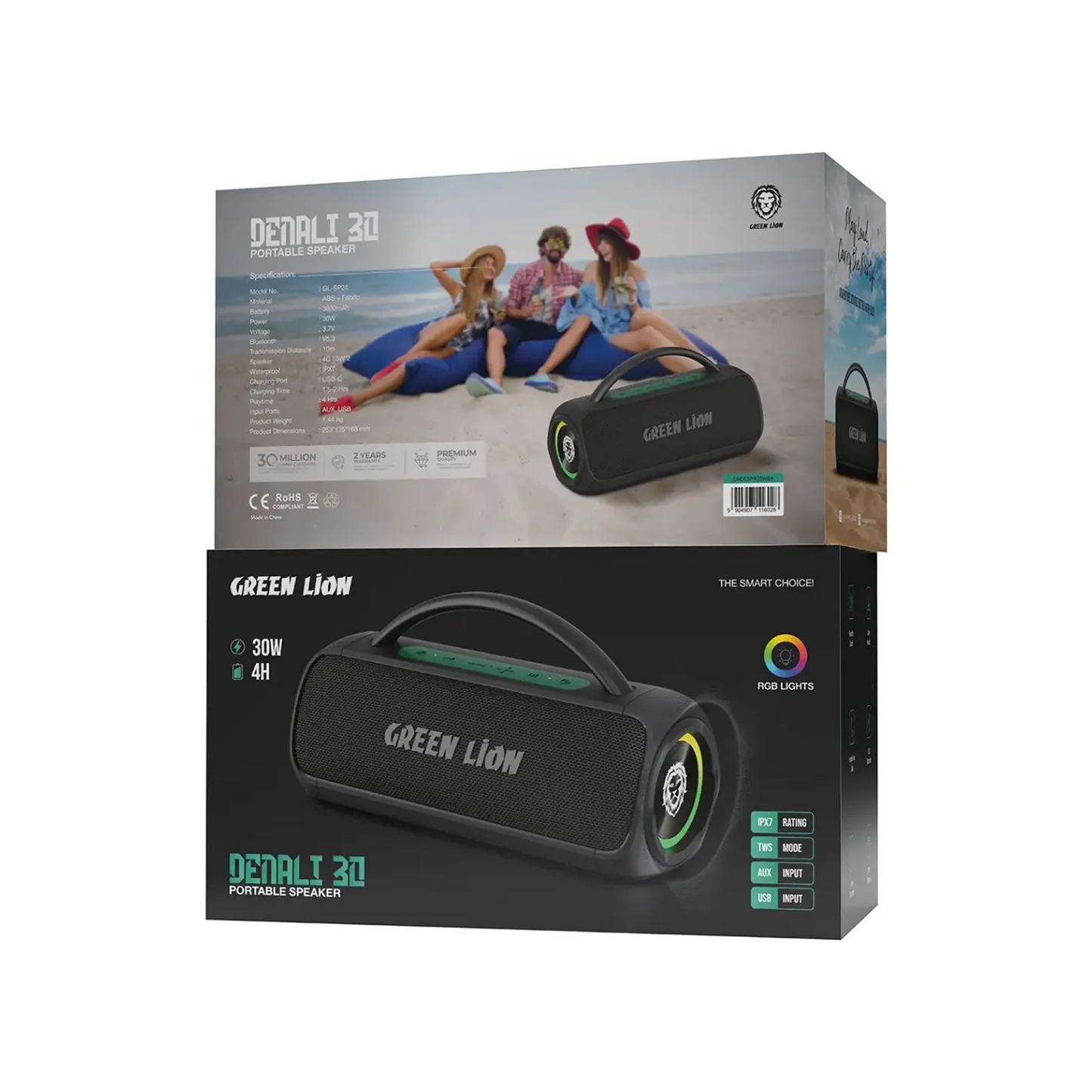 Green Lion Denali 30 Portable Speaker | 30W Bluetooth Speaker Kinshasa DRC