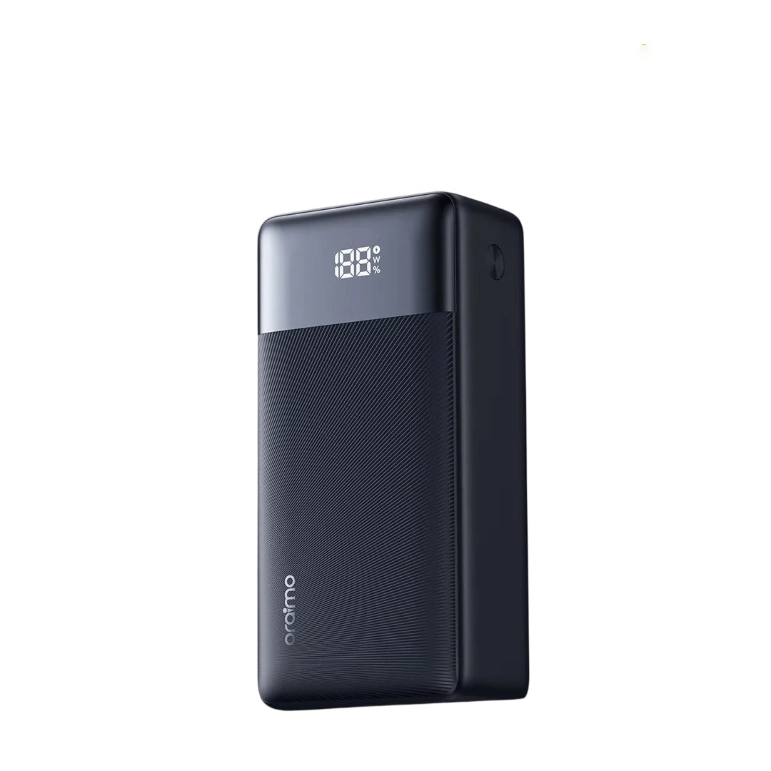 Oraimo OPB-7270Q | 27,000mAh Power Bank – Ultra-High Capacity Fast Charging with Smart Digital Display.