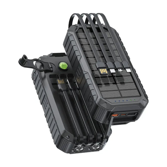 🎁 Green Lion Solar Mate Power Bank 20000mAh - Black (100% off)